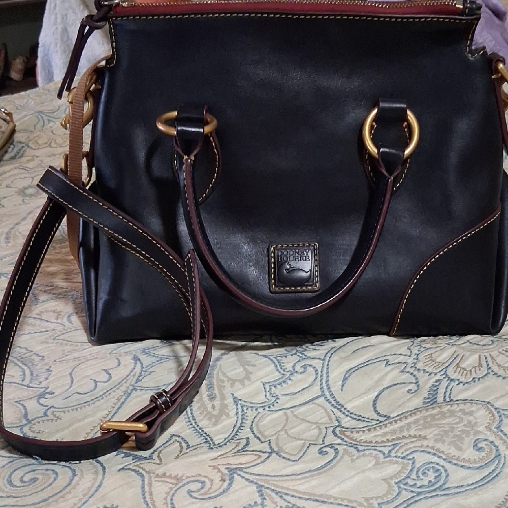 Dooney & Bourke NAVY  Leather Shoulder Bag